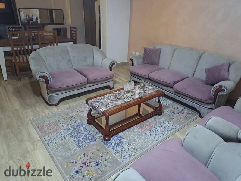 Fully furnished apartment for sale in October 6, 6th Touristic City In front of Mall of Arabia 6