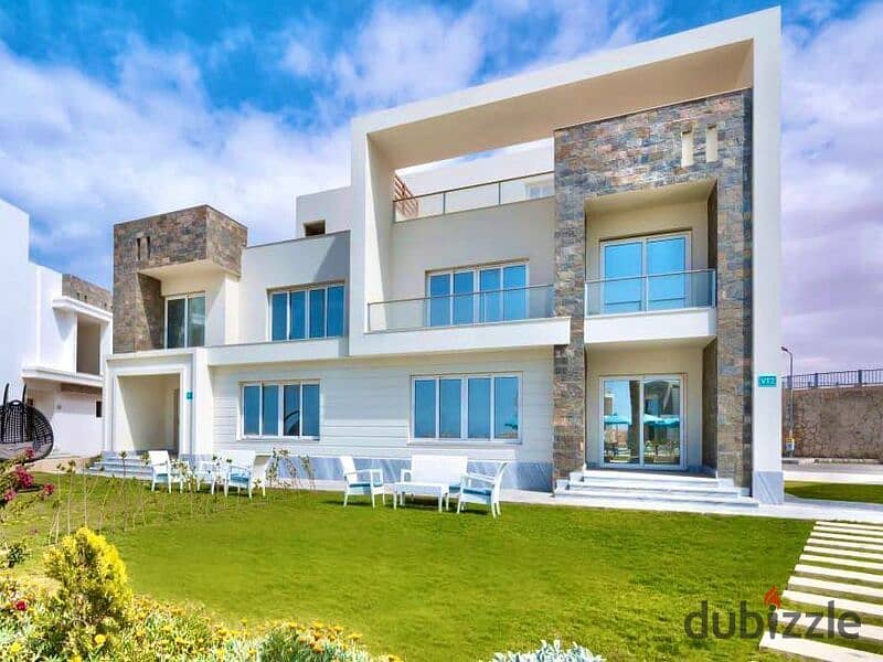 شاليه 3غرف  استلام فوري في سي فيو راس الحكمه -متشطب بالكامل بفيو علي حمام السباحه  - خصم كاش 20% * Sea View * 6