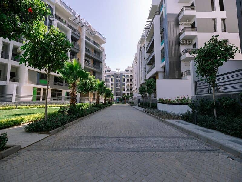 Two-bedroom apartment for sale in Golden Square in icon Compound with only 15% down payment | View on the landscape 18