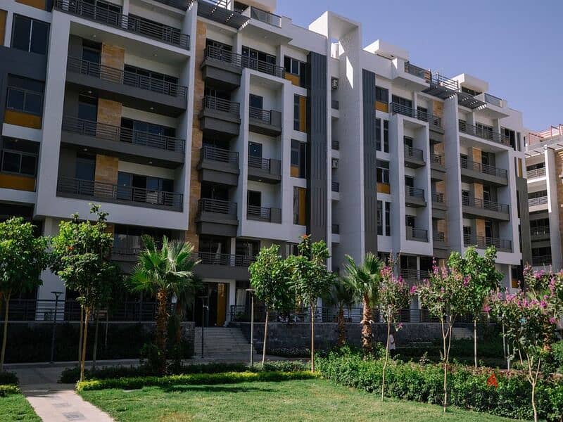 Two-bedroom apartment for sale in Golden Square in icon Compound with only 15% down payment | View on the landscape 19