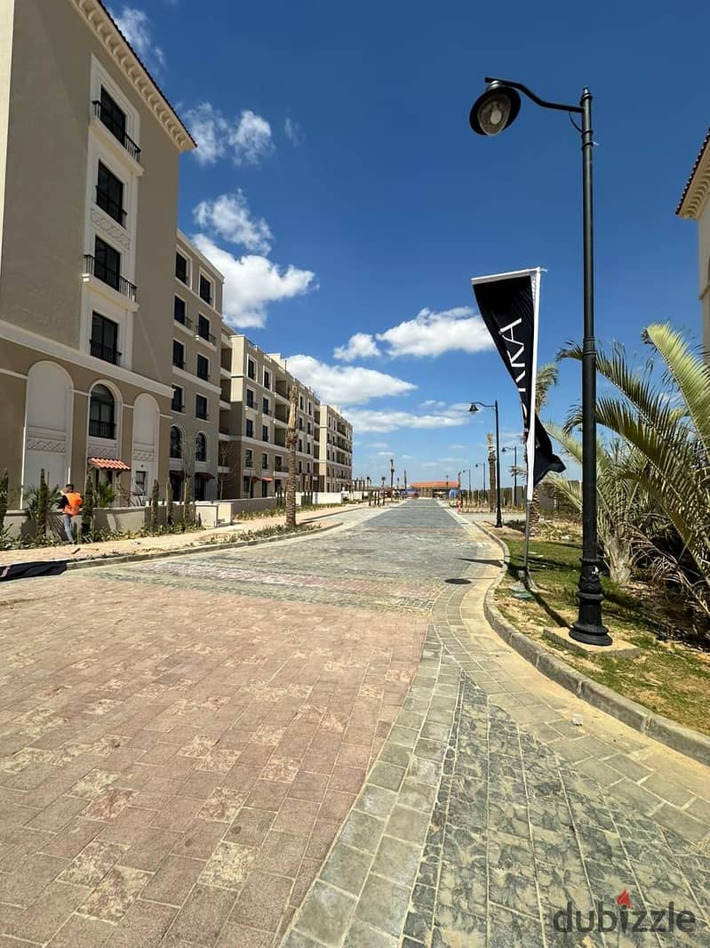 Apartment for sale, finished with air conditioners, Village West, Sheikh Zayed, in installments 14