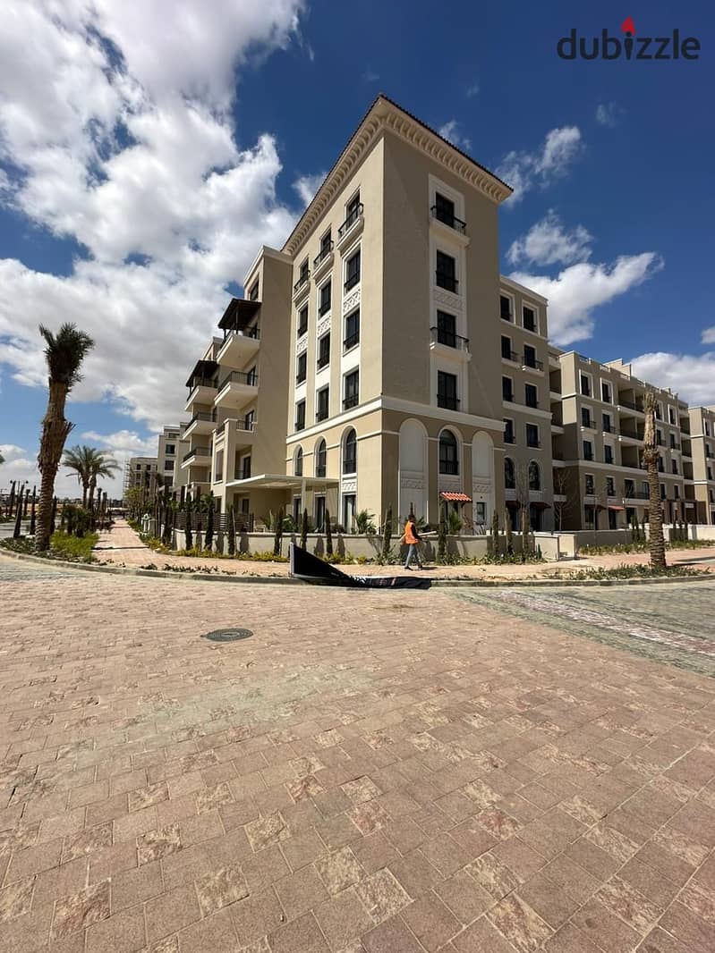 Apartment for sale, finished with air conditioners, Village West, Sheikh Zayed, in installments 15