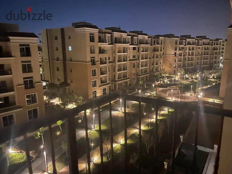 Without down payment, an apartment for sale, ground floor, in a private garden, with a 41% cash discount, in Saray, with a distinctive view on the lan 18