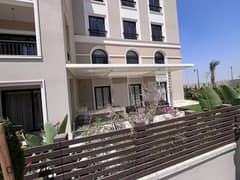 Apartment for sale, ground floor, garden Fully finished in the heart of New Zayed with Dorra Village West Special cash discount Village West