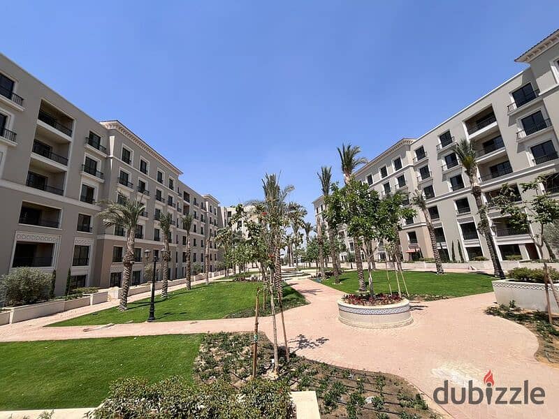 Apartment for sale, ground floor, garden Fully finished in the heart of New Zayed with Dorra Village West Special cash discount Village West 1