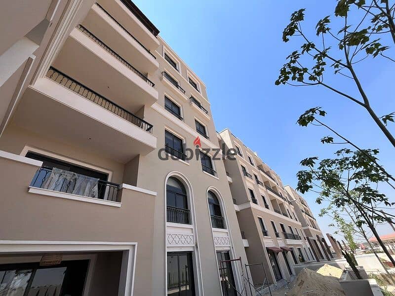 Apartment for sale, ground floor, garden Fully finished in the heart of New Zayed with Dorra Village West Special cash discount Village West 2