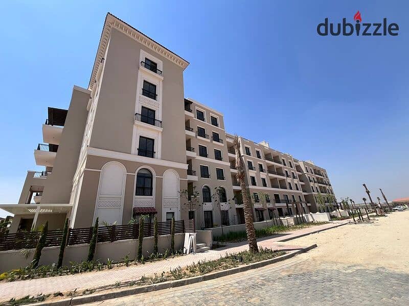 Apartment for sale, ground floor, garden Fully finished in the heart of New Zayed with Dorra Village West Special cash discount Village West 8