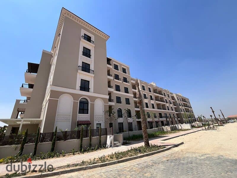 Apartment for sale, delivery soon Fully finished in the heart of New Zayed with Dorra Village West Special cash discount Village West 7