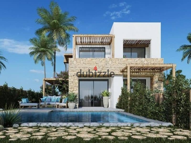 Chalet for sale with a view of Lagoon and Landscape, fully finished, in Sidi Abdel Rahman - Shammasi, with a 10% down payment and equal installments 0