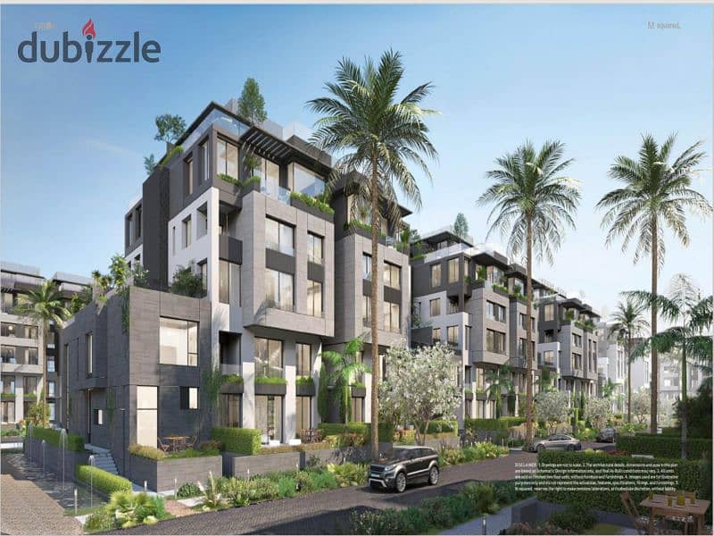 Your apartment is ground floor with a garden in the heart of Golden Square, with a 5% down payment and equal installments in Trio Gardens with M Squar 5