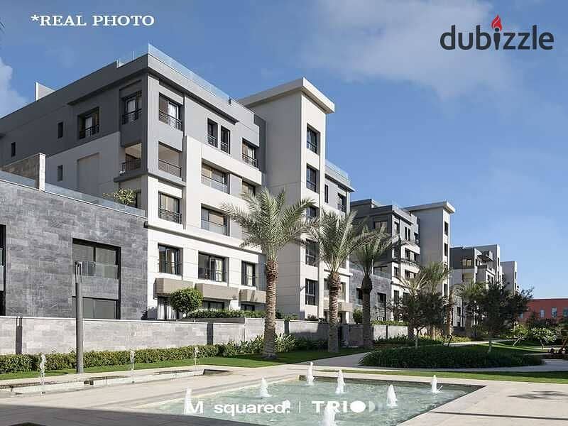 3-room apartment for sale in the heart of Golden Square, with a 5% down payment and equal installments, in Trio Gardens with M Square | 40% cash disco 28