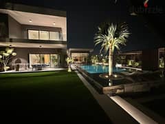 villa with priavte pool ,100% privacy ,swanlake hassan allam ,over 7 y ,  Immediate delivery