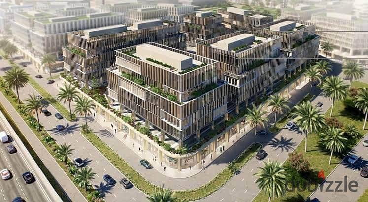 Own your unit with the largest real estate development company in Egypt, at the beginning of South 90th Street, in front of Cairo Mall 7