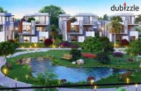 Pyramids View Apartment with Garden At Sun Capital October City.