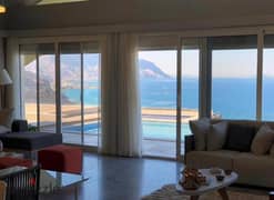 chalet seaview for sale in IL monte glala ain el sokhna fully finished  /شاليه علي البحرللبيع في المونت جلاله بالعين السخنة متشطب بالكامل