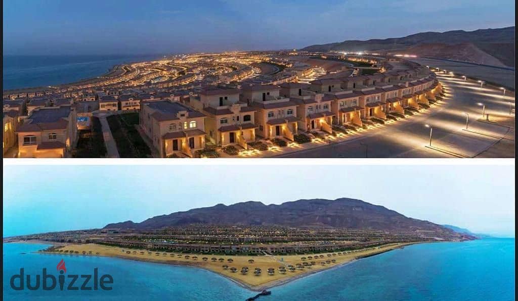 First Row Chalet Directly on the Sea with a 5% Down Payment and Installments Over 8 Years in Telal Ain Sokhna 4