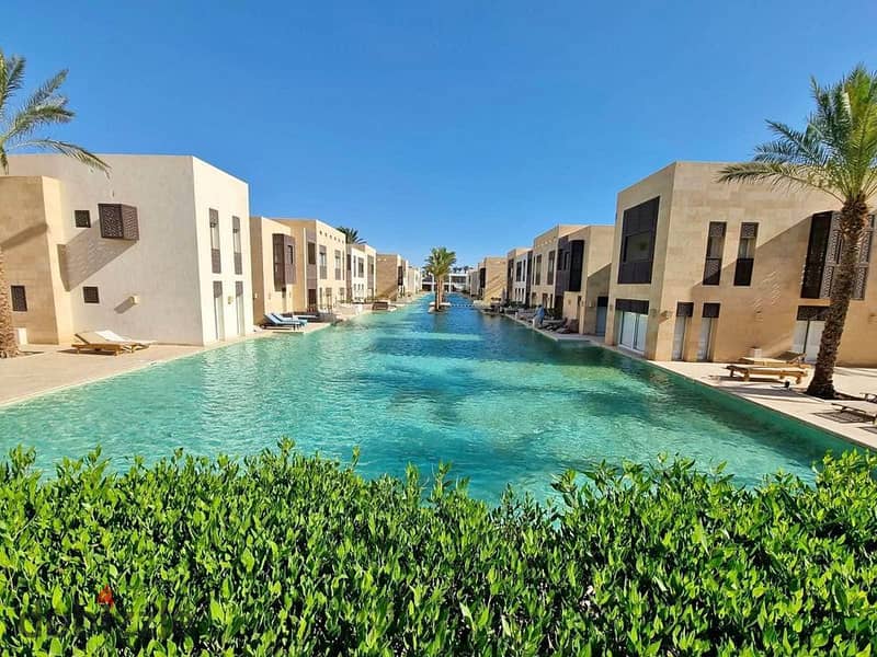 Pay 2,690,000 EGP and own your chalet with a direct sea view in the prime location of El Gouna. 1