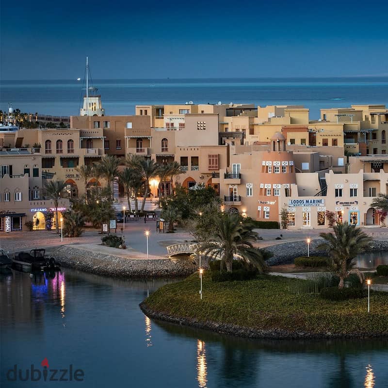 Pay 2,690,000 EGP and own your chalet with a direct sea view in the prime location of El Gouna. 6