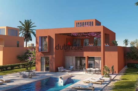 Luxury mansion for sale in a prime location in North Bay, El Gouna, with a 15% down payment and delivery in 2025