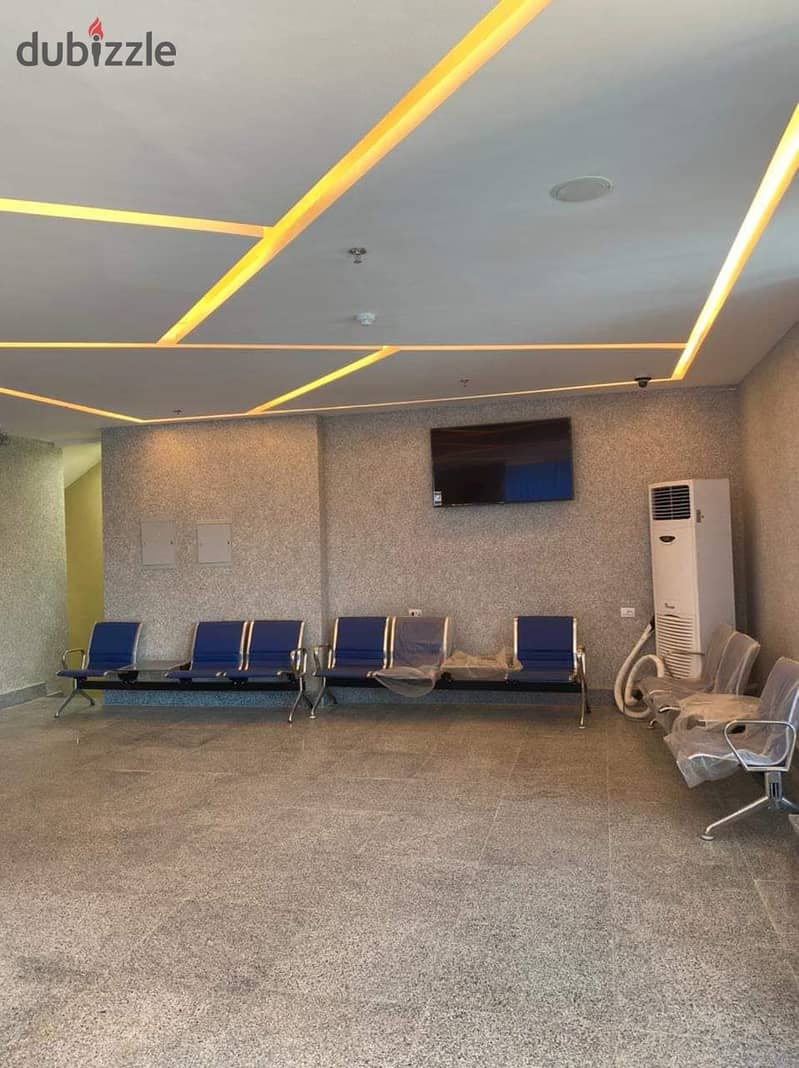 investment opportunity: Luxurious clinic with an area of 108 square meters in East Med, located in the villa area just in front of Gate 17 of Al Reha 3