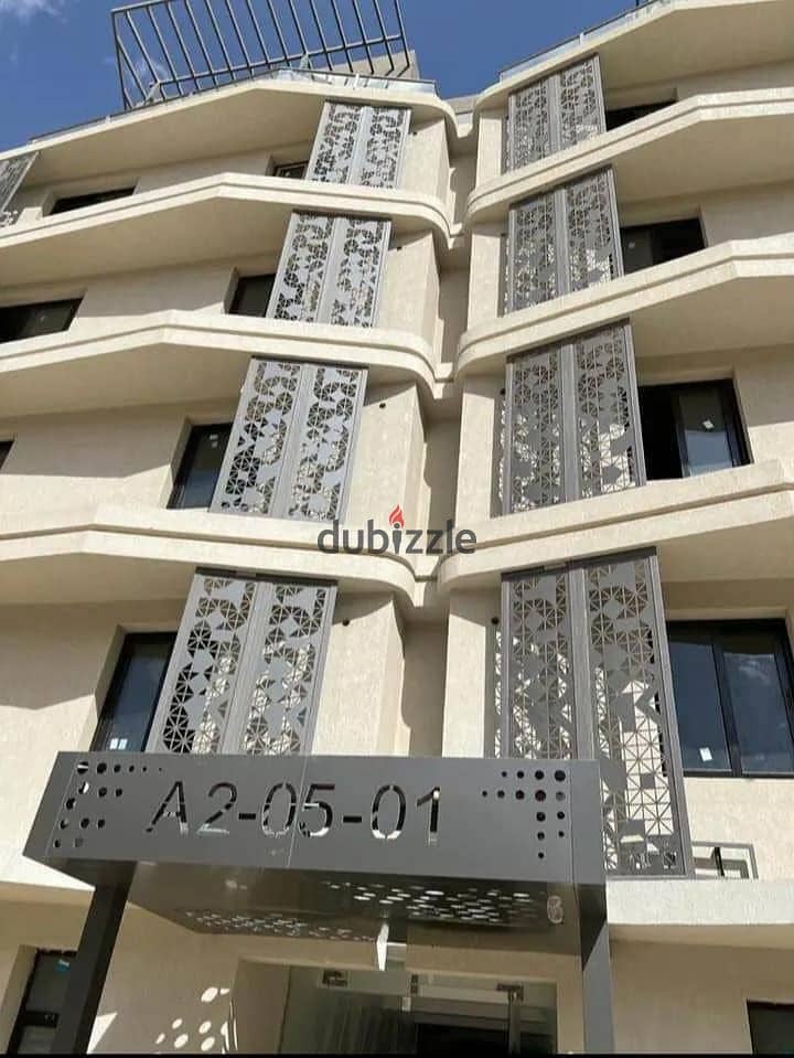 "Two-bedroom apartment, fully finished with high-end fittings, in the Badia compound by Palm Hills,  Yassin Mansour. It is the first smart compound 3