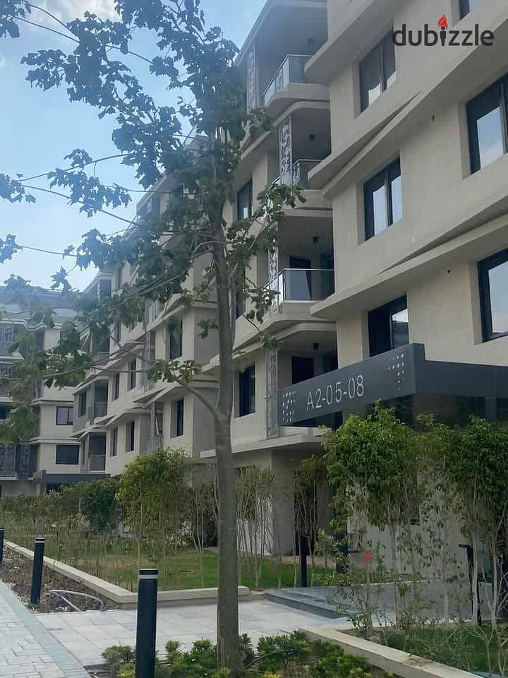 "Two-bedroom apartment, fully finished with high-end fittings, in the Badia compound by Palm Hills,  Yassin Mansour. It is the first smart compound 4