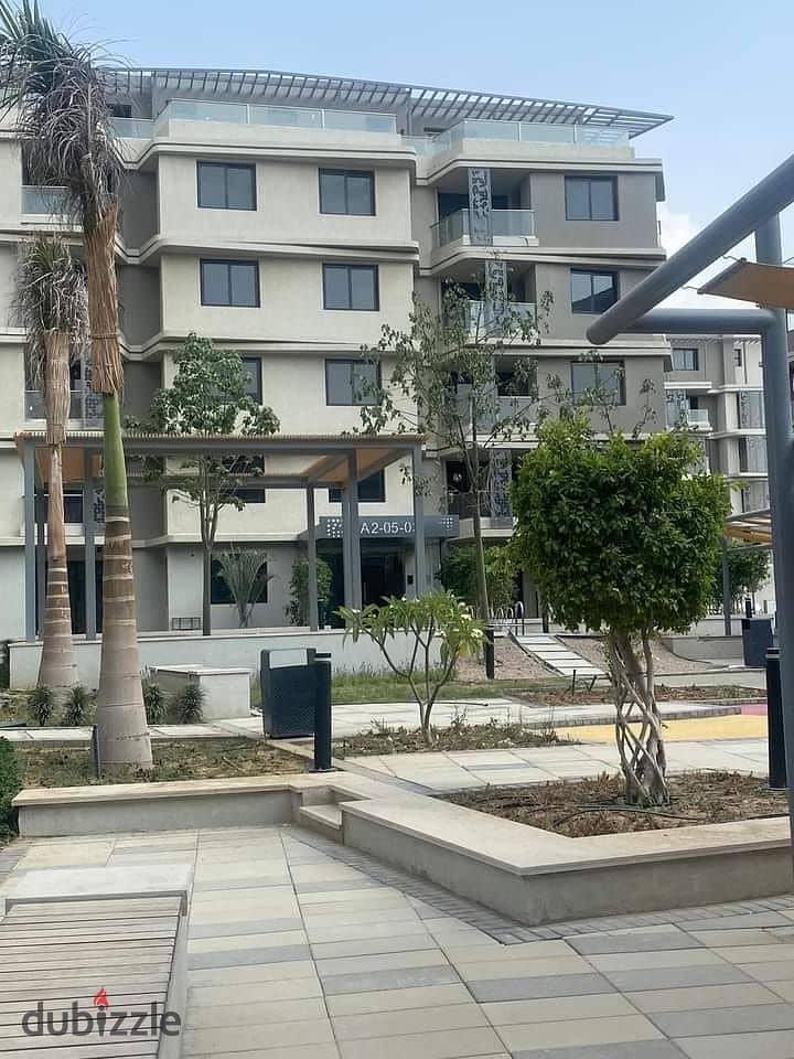 "Two-bedroom apartment, fully finished with high-end fittings, in the Badia compound by Palm Hills,  Yassin Mansour. It is the first smart compound 6