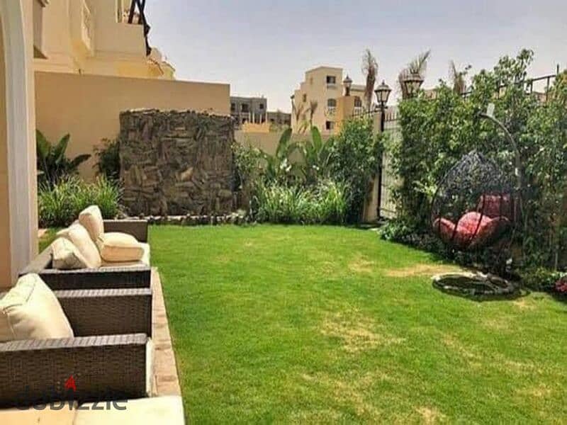 "Last - S-villa corner with an area of 212 square meters at a special price in the Saray compound on the Suez Road, surrounded by a wall from Madinaty 3