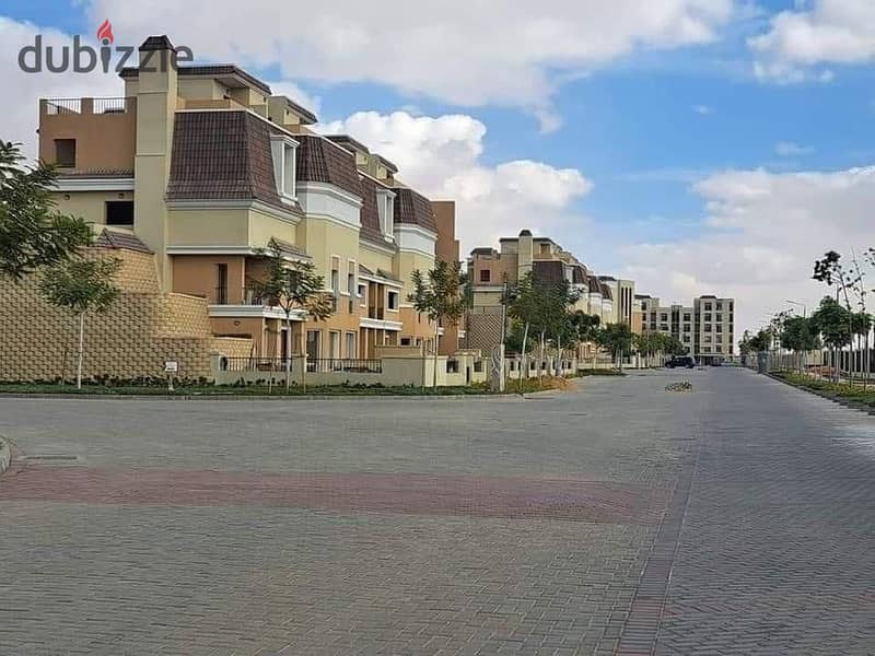 امتلك فيلا 212م بدون مقدم بخصم 42% بقسط  على 3 سنوات  في كمبوند سراي sarai في التجمع new cairo بجوار مدينتي 6