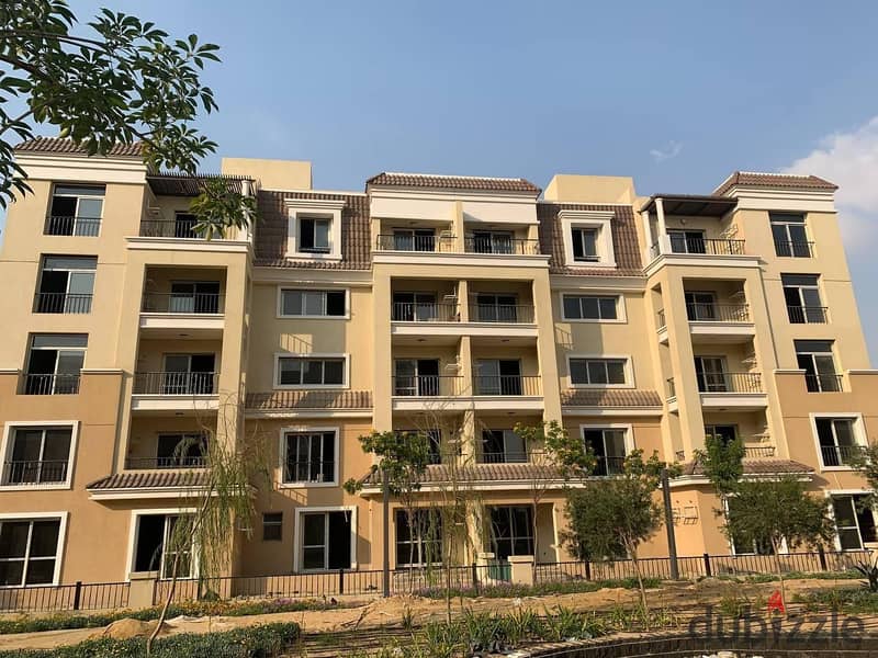 Apartment for Sale: 158 sqm with 95 sqm Garden by Madinet Nasr for Housing and Development in Sarai Compound, Adjacent to Madinaty 2