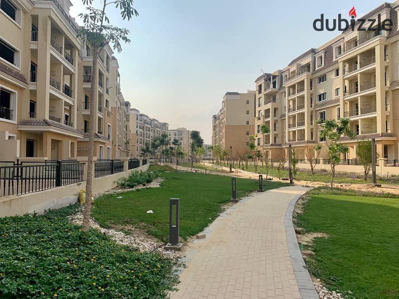 Apartment for Sale: 158 sqm with 95 sqm Garden by Madinet Nasr for Housing and Development in Sarai Compound, Adjacent to Madinaty 5