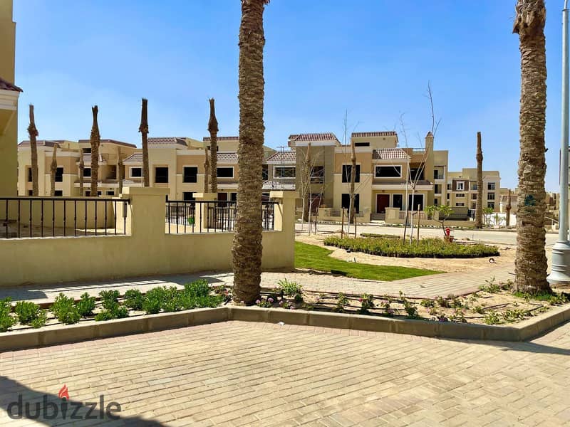 Apartment for Sale: 158 sqm with 95 sqm Garden by Madinet Nasr for Housing and Development in Sarai Compound, Adjacent to Madinaty 13