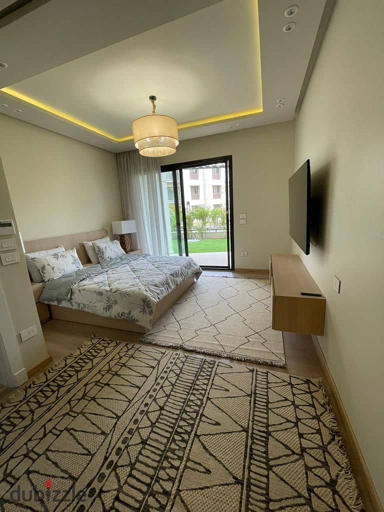 Apartment Ground Floor 226m For rent six west sheikh zayed fully furnished  شقة دور أرضي 226م للإيجار سوديك  6 ويست الشيخ زايد مفروشة بالكامل 8