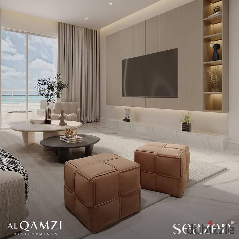 With a 24% discount on cash own a chalet with a garden of 150 m. fully finished with kitchen & air conditioners_in Al Qamzi on the North Coast | Seaze 4