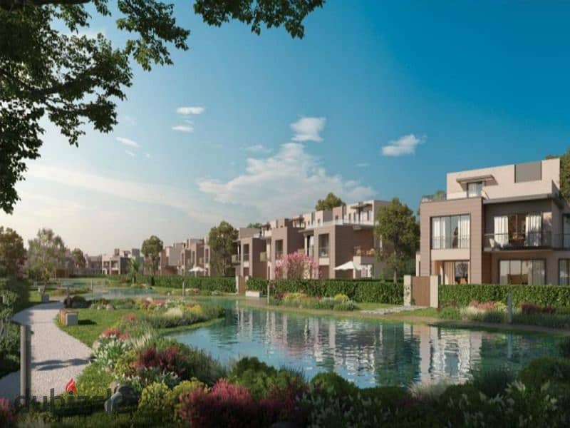 إمتلك شقه باقساط متساوية بمقدم 5% فقط و خصم ٢٣% علي سعر الكاش جاردن ليكس - هايد بارك | Garden Lakes 0