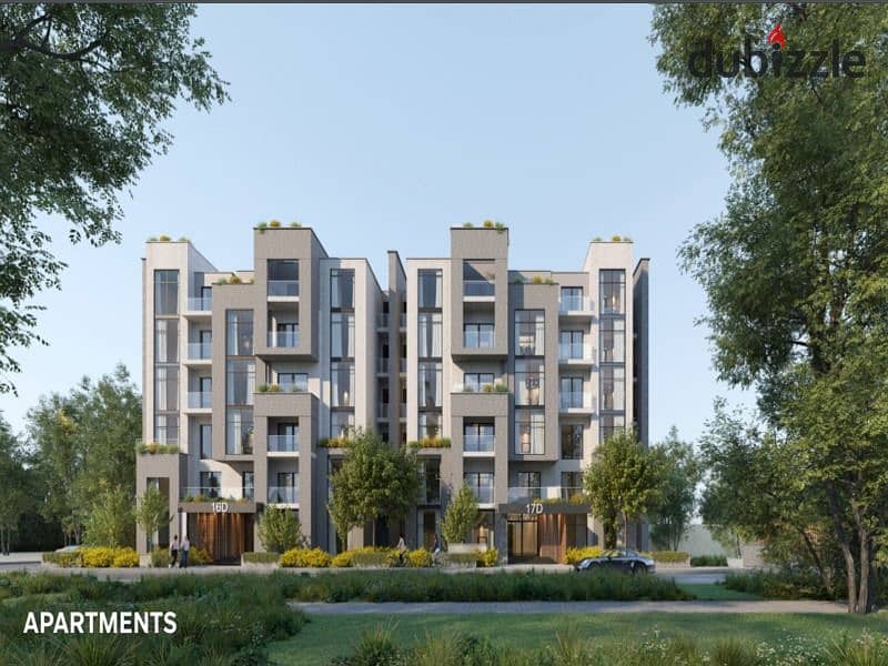 Get an apartment for sale in Fifth Settlement, directly in front of Hyde Park Compound Only 5% down payment New launch 10