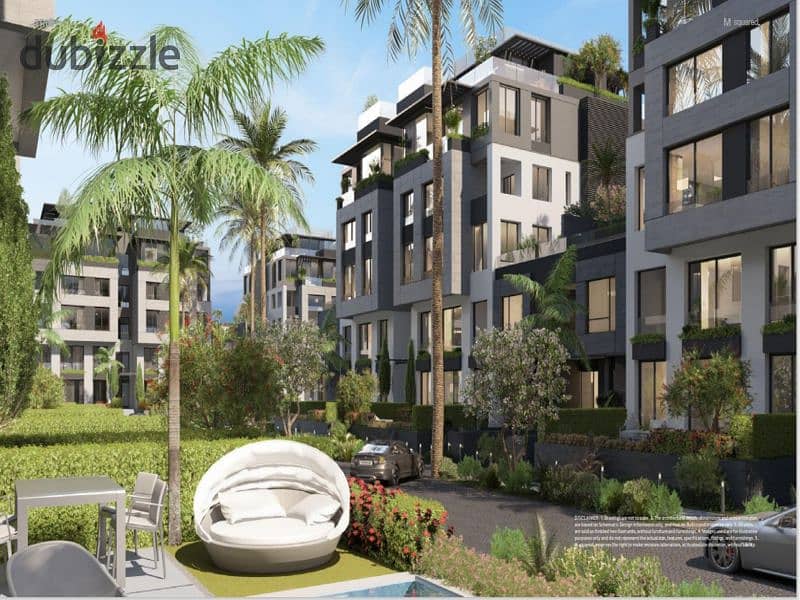 Apartment for sale in the heart of Golden Square, with a 5% down payment and equal installments, in Trio Gardens with M Square | 40% cash discount 4