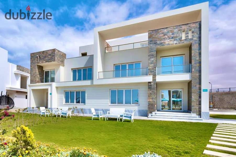 For the first time in Ras El Hekma with a 0% down payment own a chalet with a garden 55-m. over the longest payment period in | Sea View 0