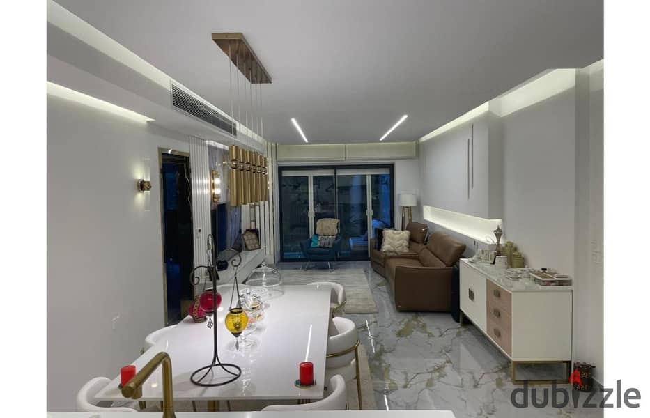 apartment 122m with garden semi furnished for sale in lake view residence 0