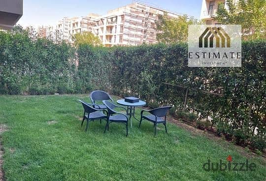 apartment 143m with garden semi furnished for rent elmarassem New Cairo 6