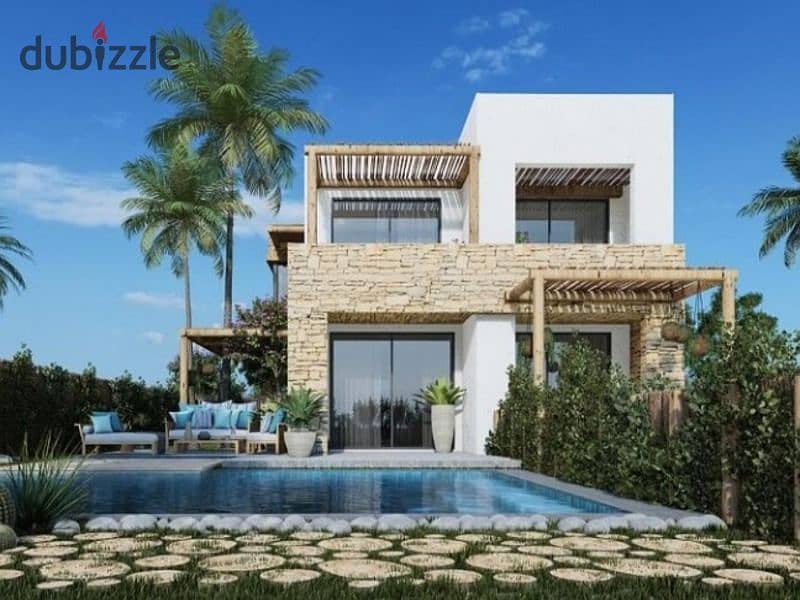 Own a chalet for sale, 145 meters with a view of Lagoon and Landscape, fully finished, in Sidi Abdel Rahman - Shammasi, with a 10% down payment 1