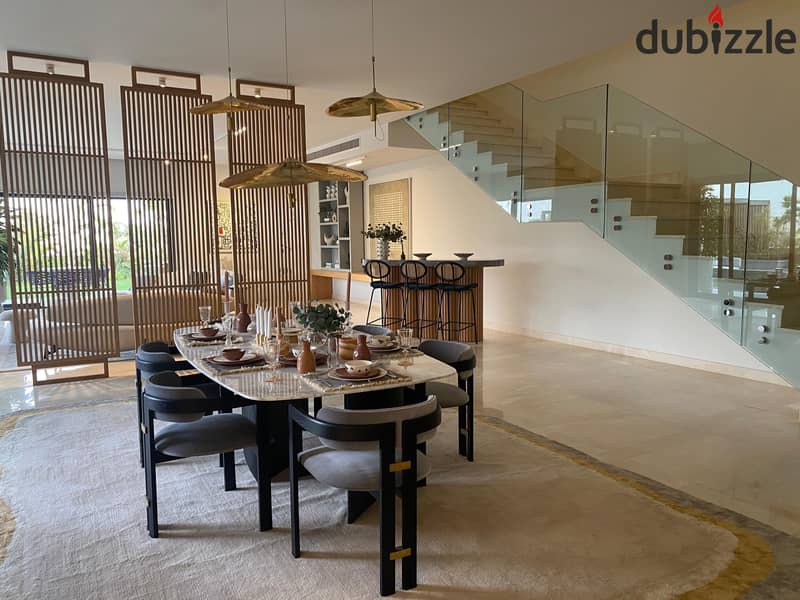 Villa for sale, 265 m, ready for inspection, in Swan Lake West Compound, Sheikh Zayed 9