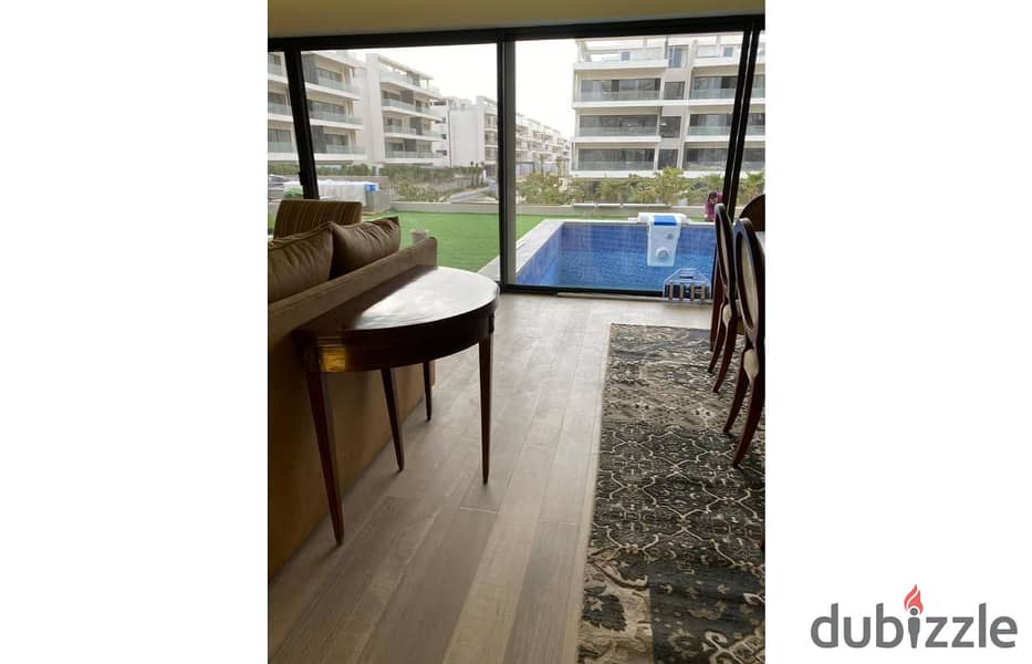 Apartment 170m with garden,pool fully Furnished for rent in lake view  residence 1