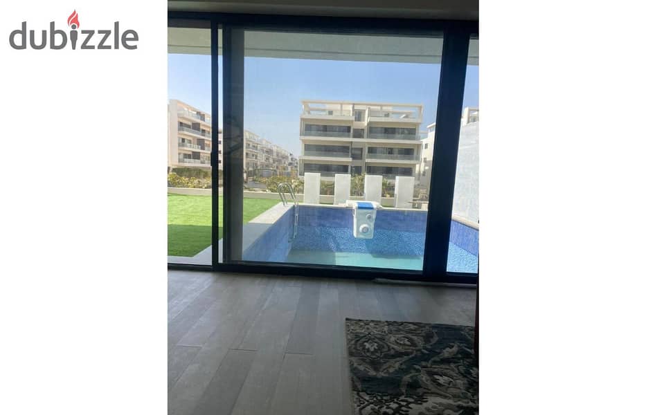 Apartment 170m with garden,pool fully Furnished for rent in lake view  residence 3