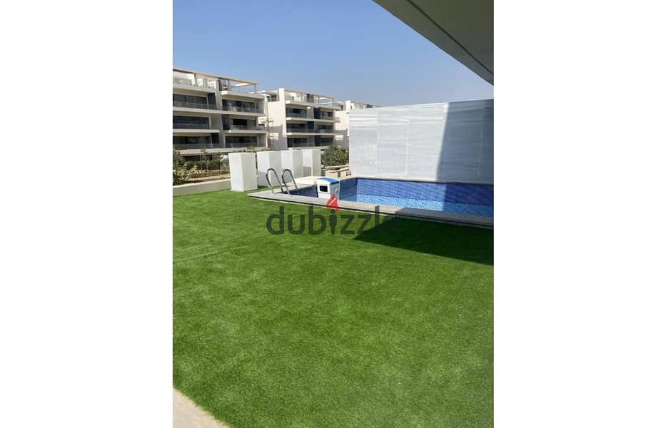 Apartment 170m with garden,pool fully Furnished for rent in lake view  residence 6