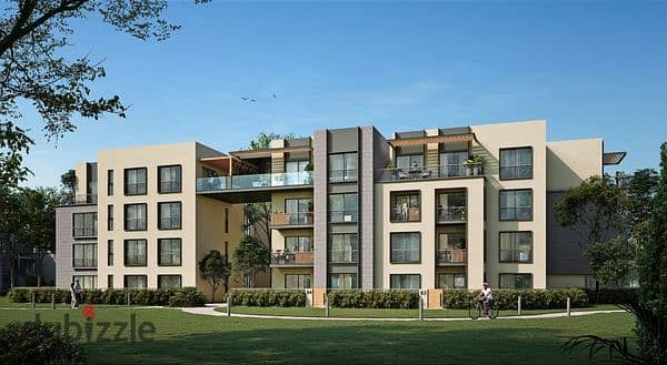 Own an apartment in a 44-m. garden with a 5% down payment over the longest equal payment period & a 23% discount on cash in Garden Lakes - Hyde Park 1