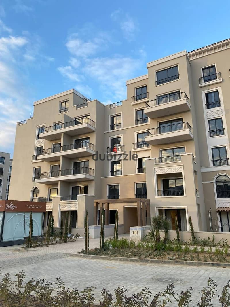 Immediately own a fully finished apartment with air conditioners at the old price in Dorra Village west  Compound in the heart of old Sheikh Zayed 8