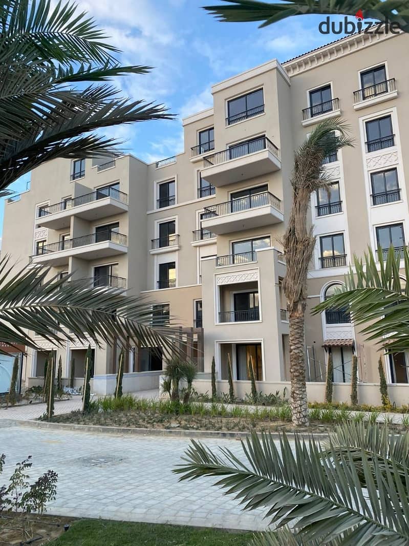 Immediately own a fully finished apartment with air conditioners at the old price in Dorra Village west  Compound in the heart of old Sheikh Zayed 9