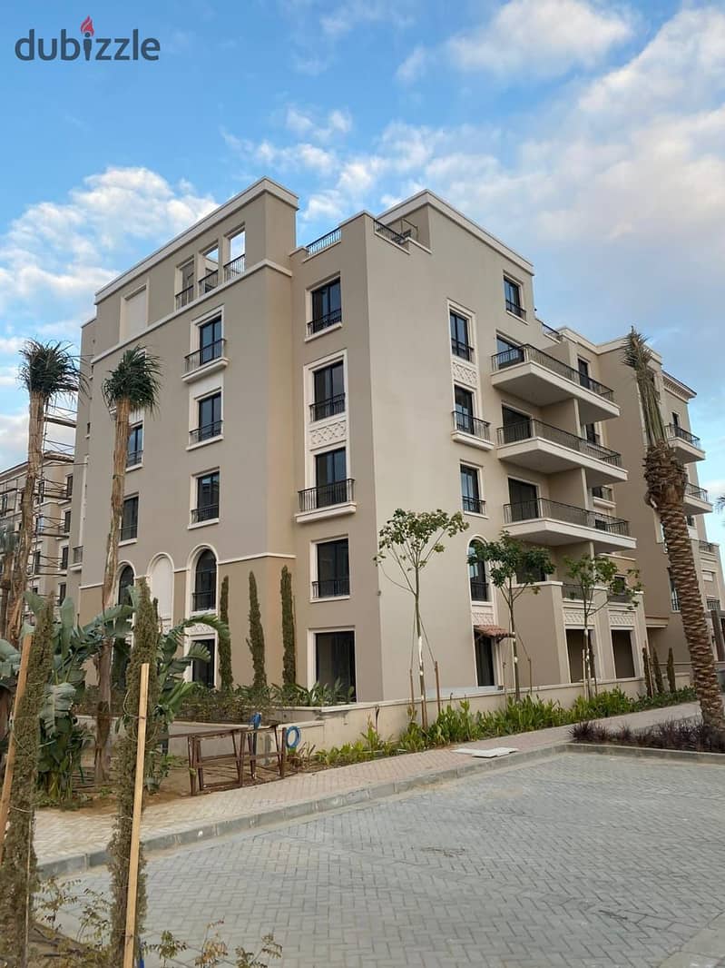 Immediately own a fully finished apartment with air conditioners at the old price in Dorra Village west  Compound in the heart of old Sheikh Zayed 10