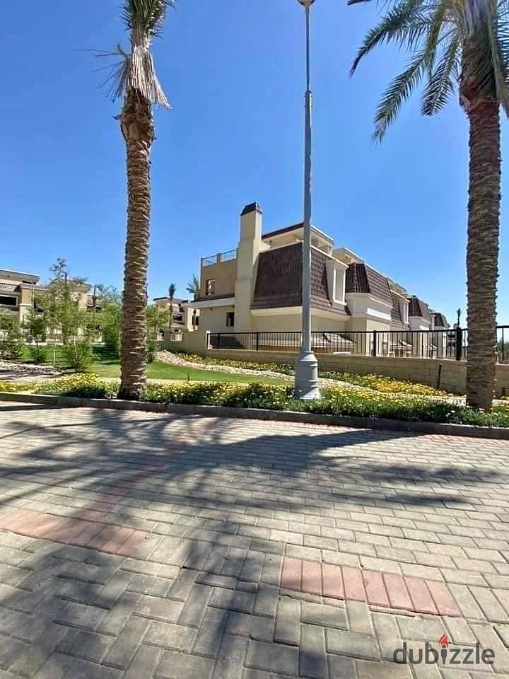 فيلا للبيع 212م كورنر بالتقسيط في كمبوند سراي القاهرة الجديدة | S Villa For Sale 212M Corner Prime View in Sarai Compound 1